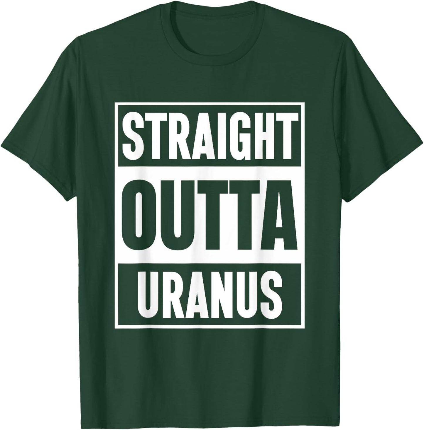 Interstellar Humor: Straight Outta Uranus T-Shirt - T-Shirt | Forest