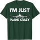 Cool Airplane Women Aviation Plane Airplane Pilot T-Shirt - T-Shirt | Forest