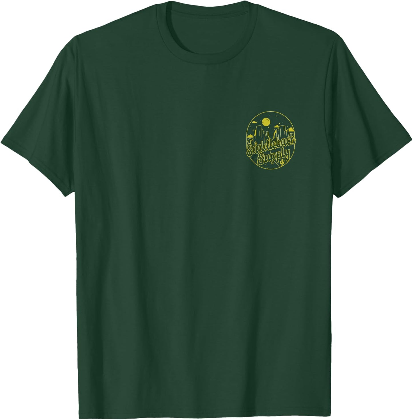 Saddleback Under The Stars Logo Lightweight Graphic T-Shirt - T-Shirt | Forest