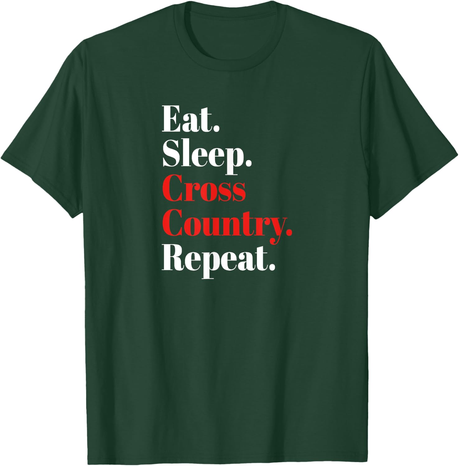 Eat Sleep Cross Country Repeat Eventing Horse Riding Gift T-Shirt - T-Shirt | Forest