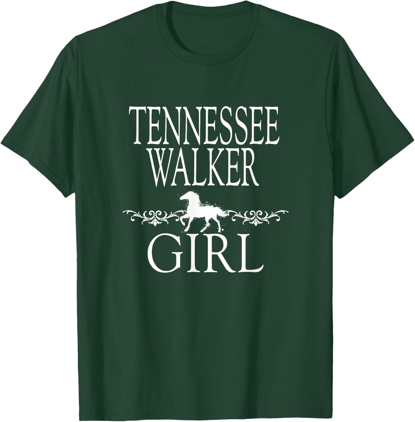 Tennessee Walker Girl Horse T-Shirt - T-Shirt | Forest