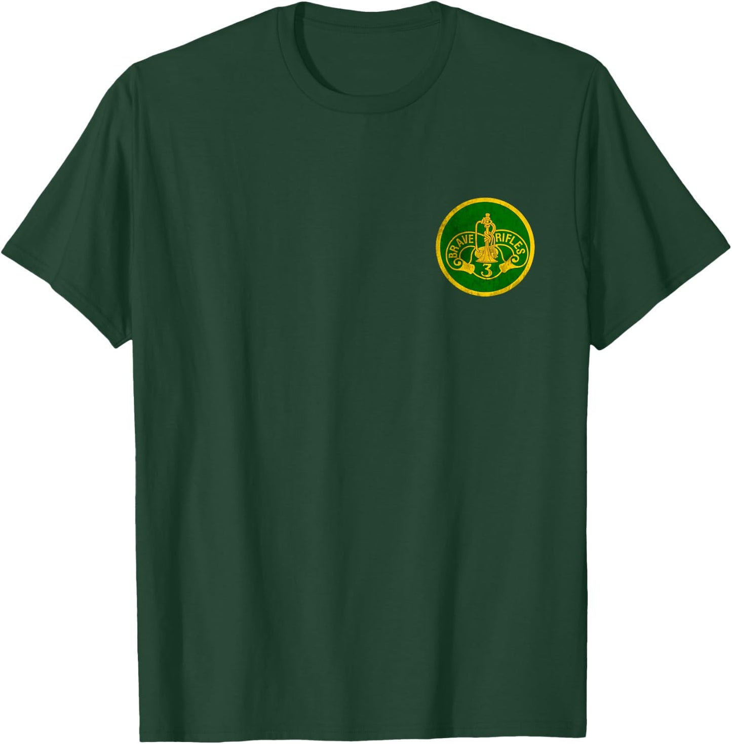 3rd Cavalry Regiment Logo 3rd CAV Military Veteran Christmas T-Shirt - T-Shirt | Forest
