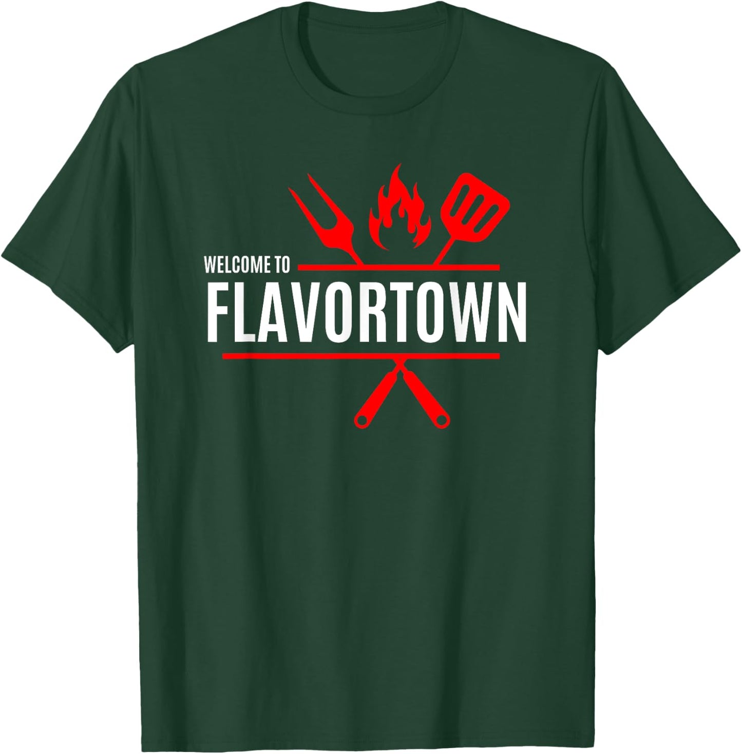 Flavortown Food Culture T-Shirt - T-Shirt | Forest