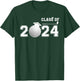 Golf Player Class of 2024 Golf, Senior High School Graduate T-Shirt - T-Shirt | Forest