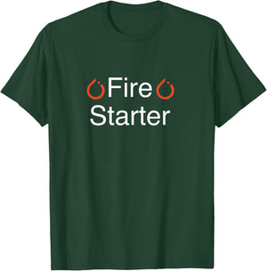 Pytorch. Fire Starter. Python funny coder programmer joke T-Shirt - T-Shirt | Forest