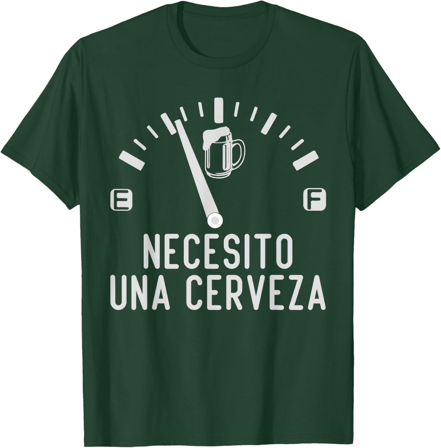 Necesito Una Cerveza Funny Mexican Beer Drinking Party T-Shirt - T-Shirt | Forest
