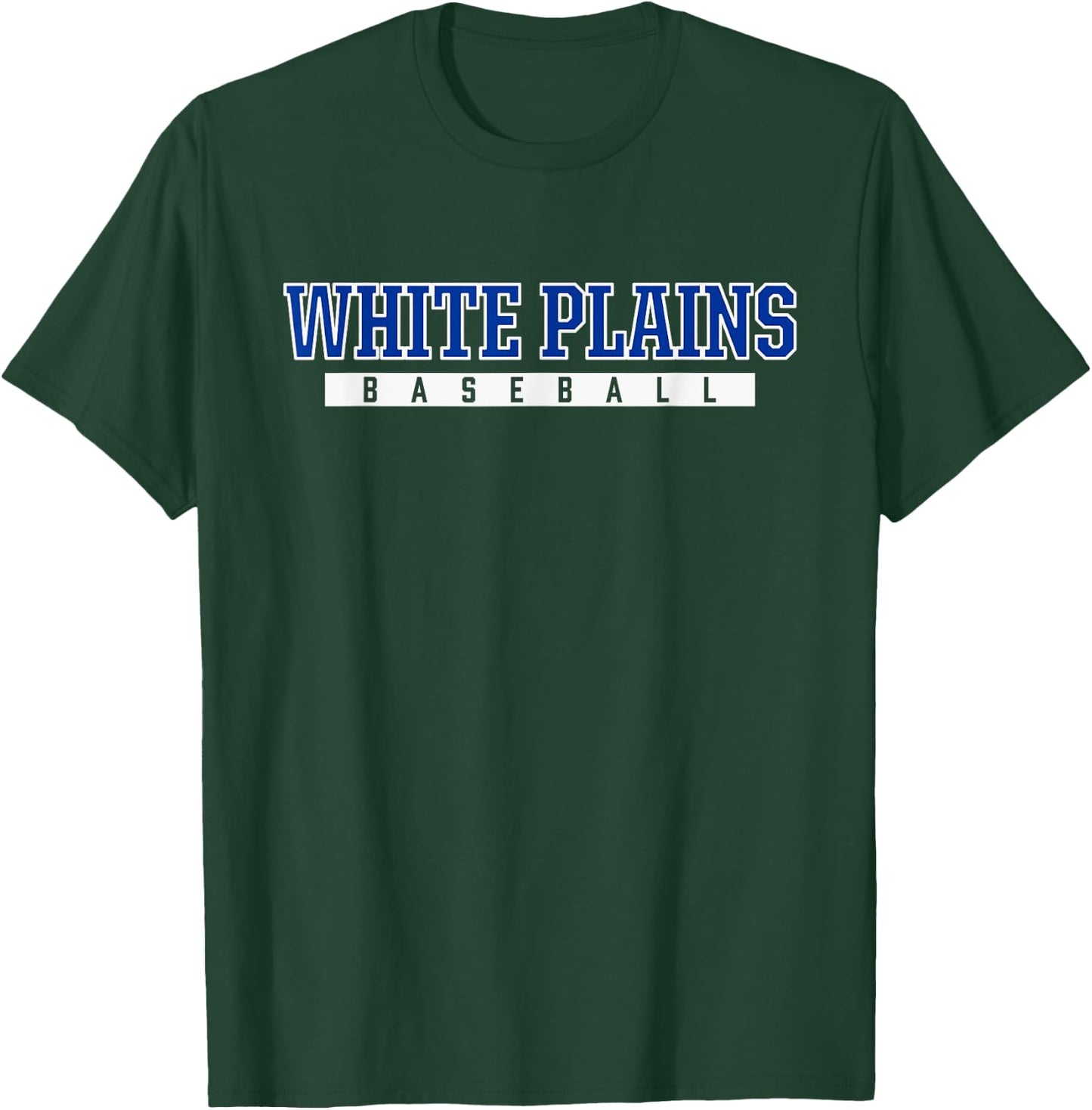 White Plains High School Baseball T-Shirt - T-Shirt | Forest
