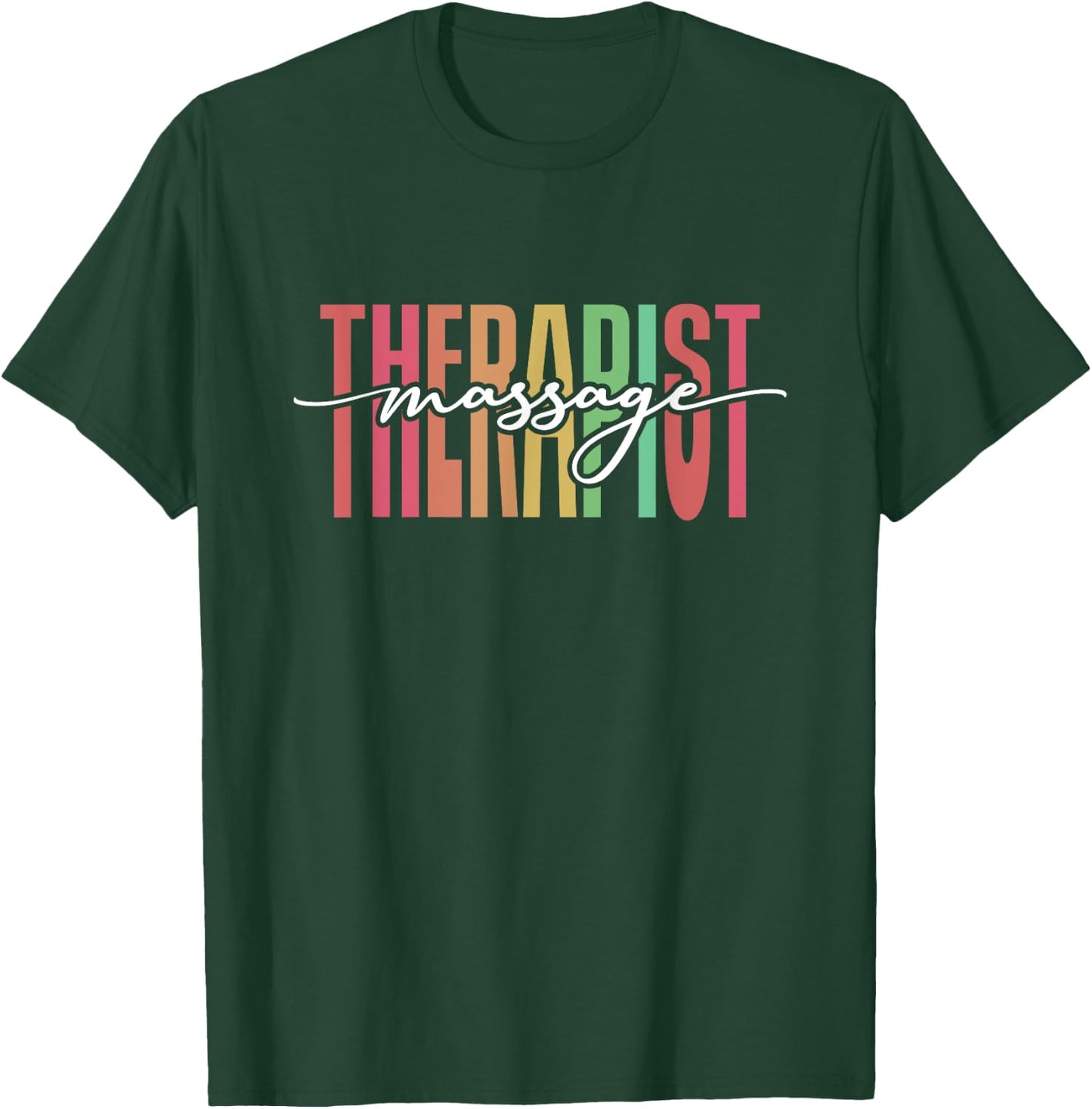 Massage Therapist Physiotherapy Chiropractor Reflexology T-Shirt - T-Shirt | Forest