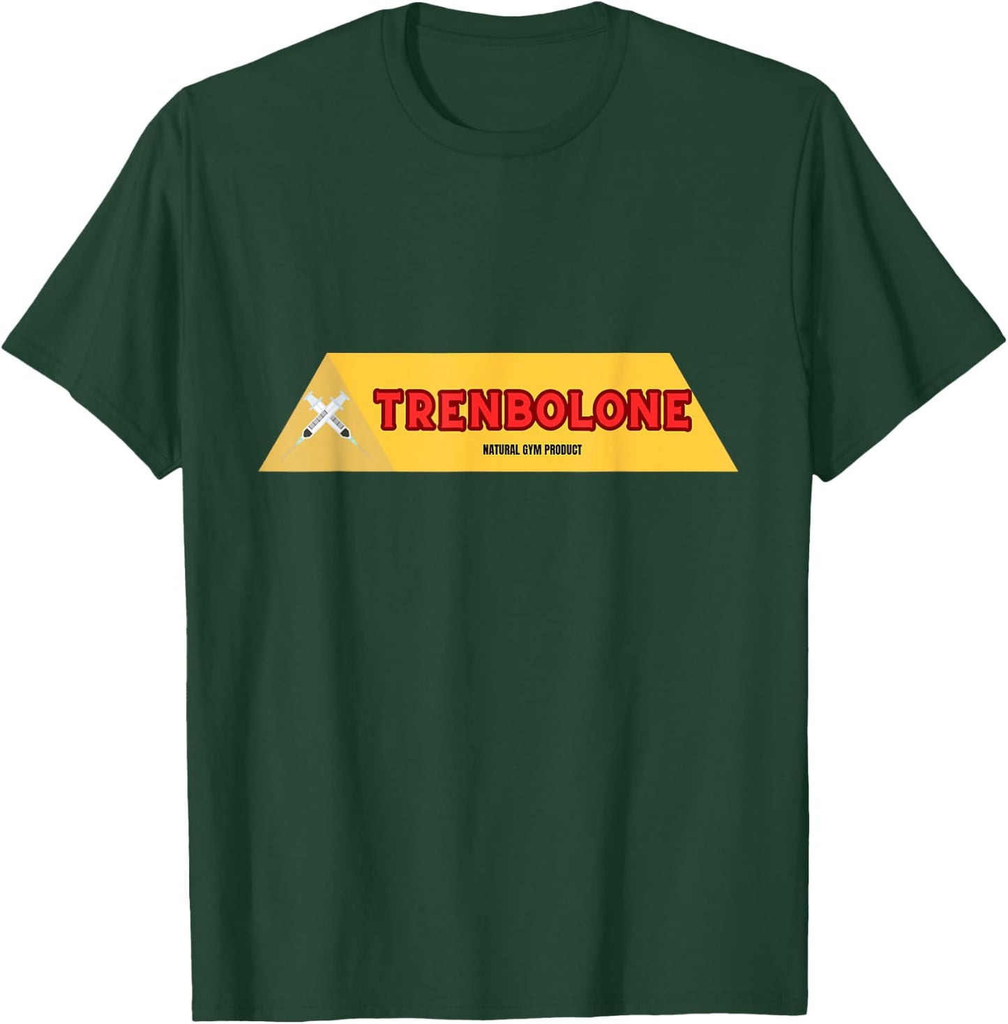 Trenbolone Bodybuilding Shirt Steroid Tren Lover Natural Bro T-Shirt - T-Shirt | Forest