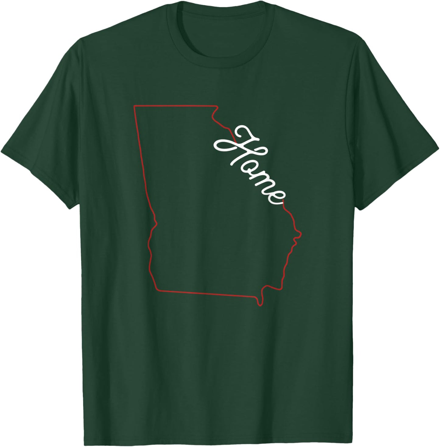 Georgia State Home Native Gift T-Shirt - T-Shirt | Forest