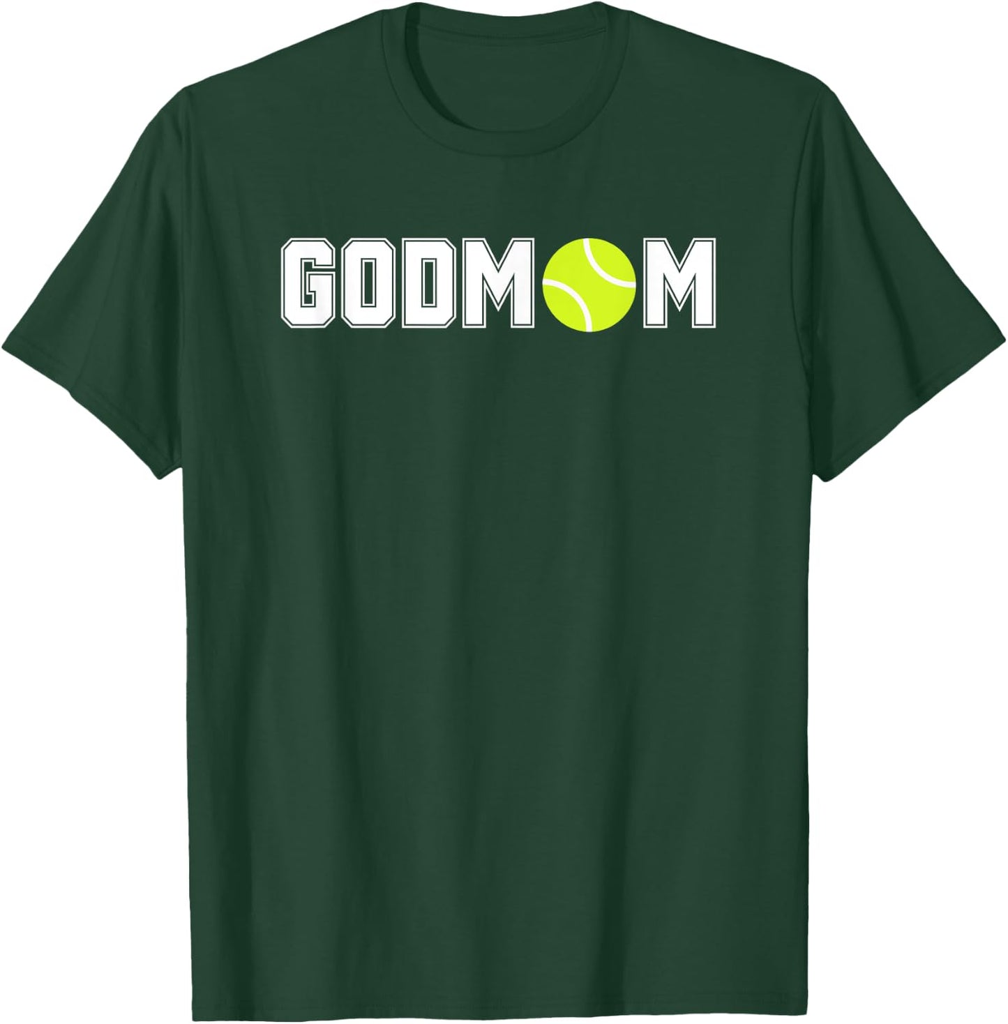 Tennis Godmom Godmother T-Shirt - T-Shirt | Forest
