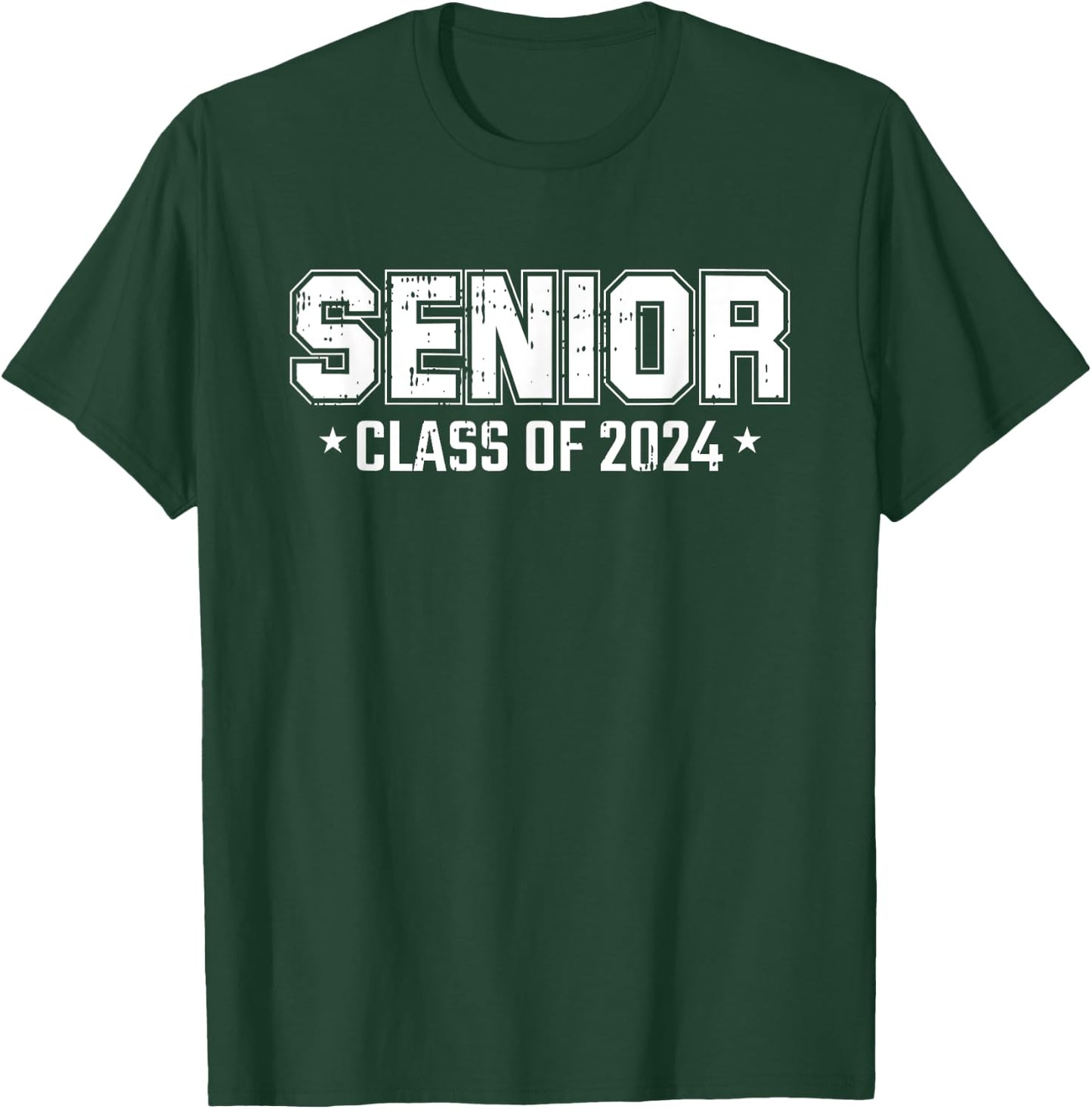 Class Of 2024 Senior Graduation High School College Graduate T-Shirt - T-Shirt | Forest