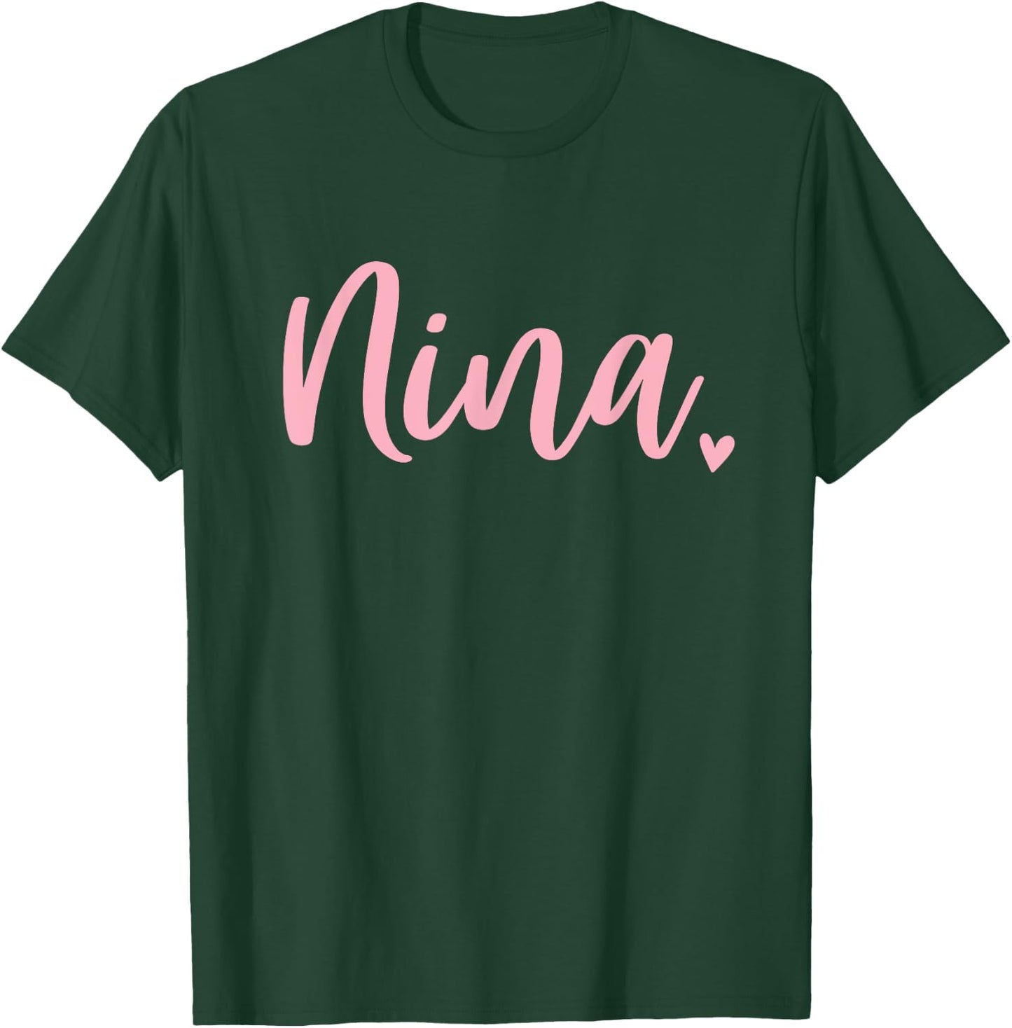 Nina Grandma Cute Pink T-Shirt - T-Shirt | Forest