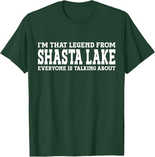 Shasta Lake Hometown CA California Funny City Shasta Lake T-Shirt - T-Shirt | Forest
