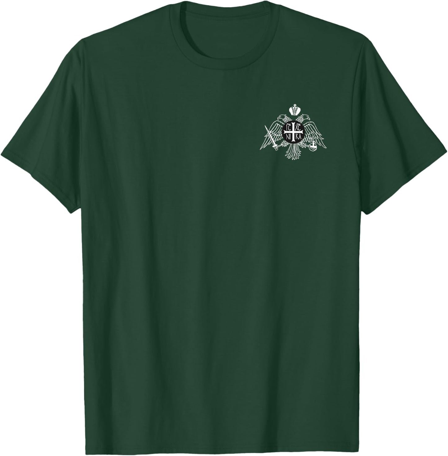 Byzantine Eagle (Pocket) T-Shirt - T-Shirt | Forest