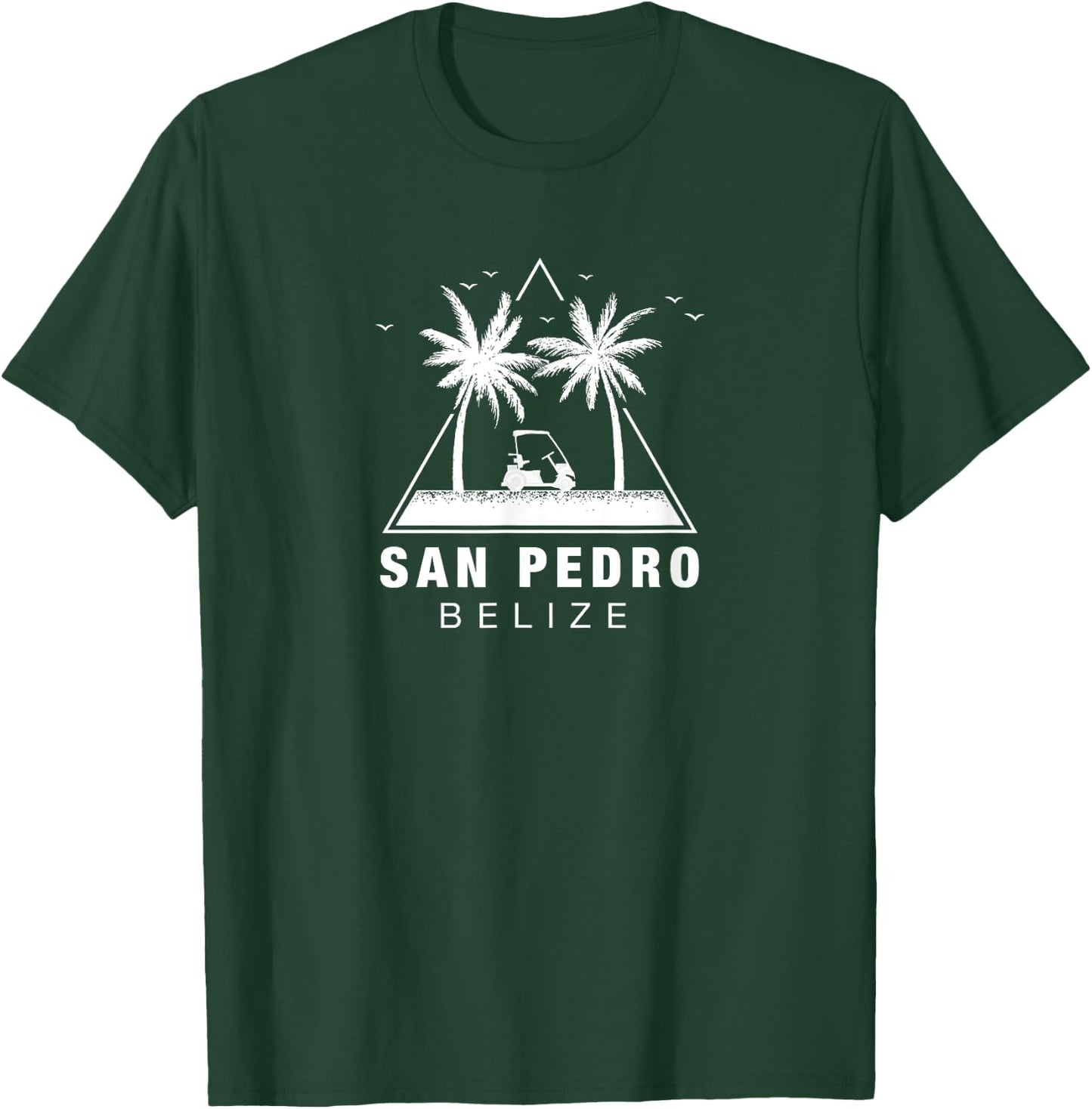 San Pedro Belize Souvenir Gift T-Shirt - T-Shirt | Forest
