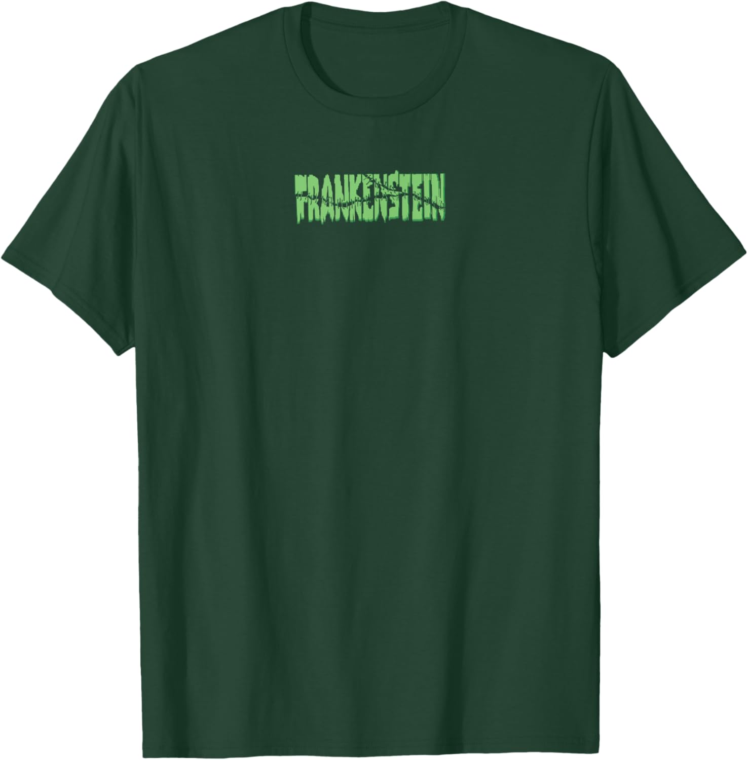 Universal Monsters Frankenstein Negative Space Front & Back T-Shirt - T-Shirt | Forest