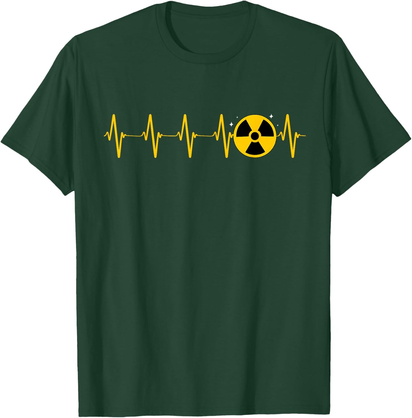 Radiology Heartbeat - EKG Heart Rate Rad Tech Radiographer T-Shirt - T-Shirt | Forest