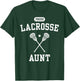 Proud Lacrosse Aunt Cool Lacrosse Player Auntie Fun Lax Aunt T-Shirt - T-Shirt | Forest