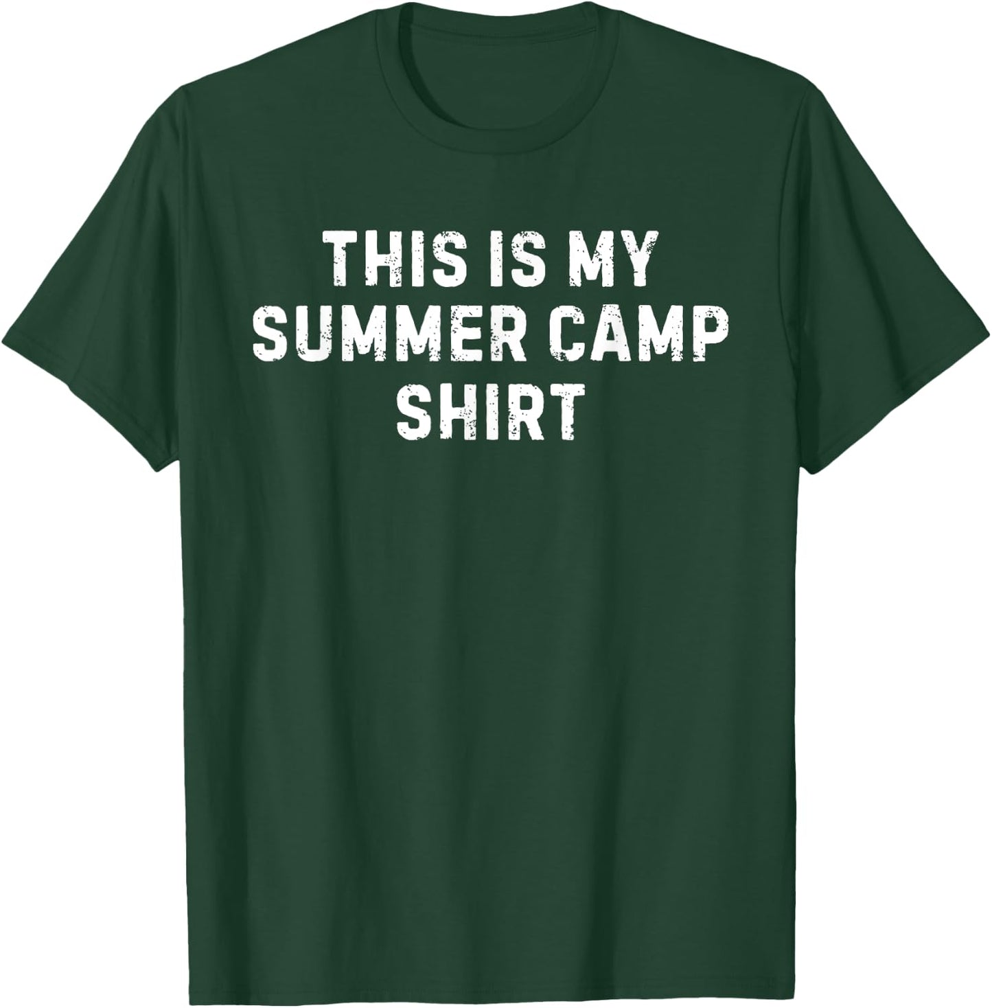 This Is My Summer Camp Shirt Camp Director Staff Counselor T-Shirt - T-Shirt | Forest