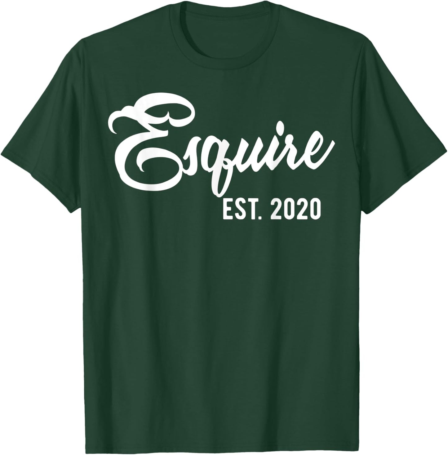 Esquire est 2020 Graduation Gift Esquires est. 2020 T-Shirt - T-Shirt | Forest