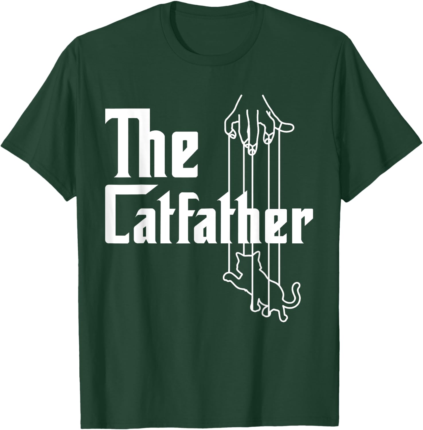 Cat Father Best Daddy Ever Papa Paw Love Kitten Meow T-Shirt - T-Shirt | Forest