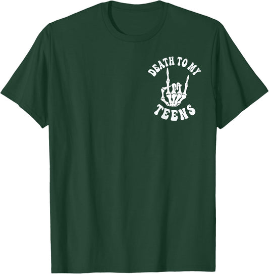 Funny Death To My Teens R.I.P Turning Twenties 20th Birthday T-Shirt - T-Shirt | Forest