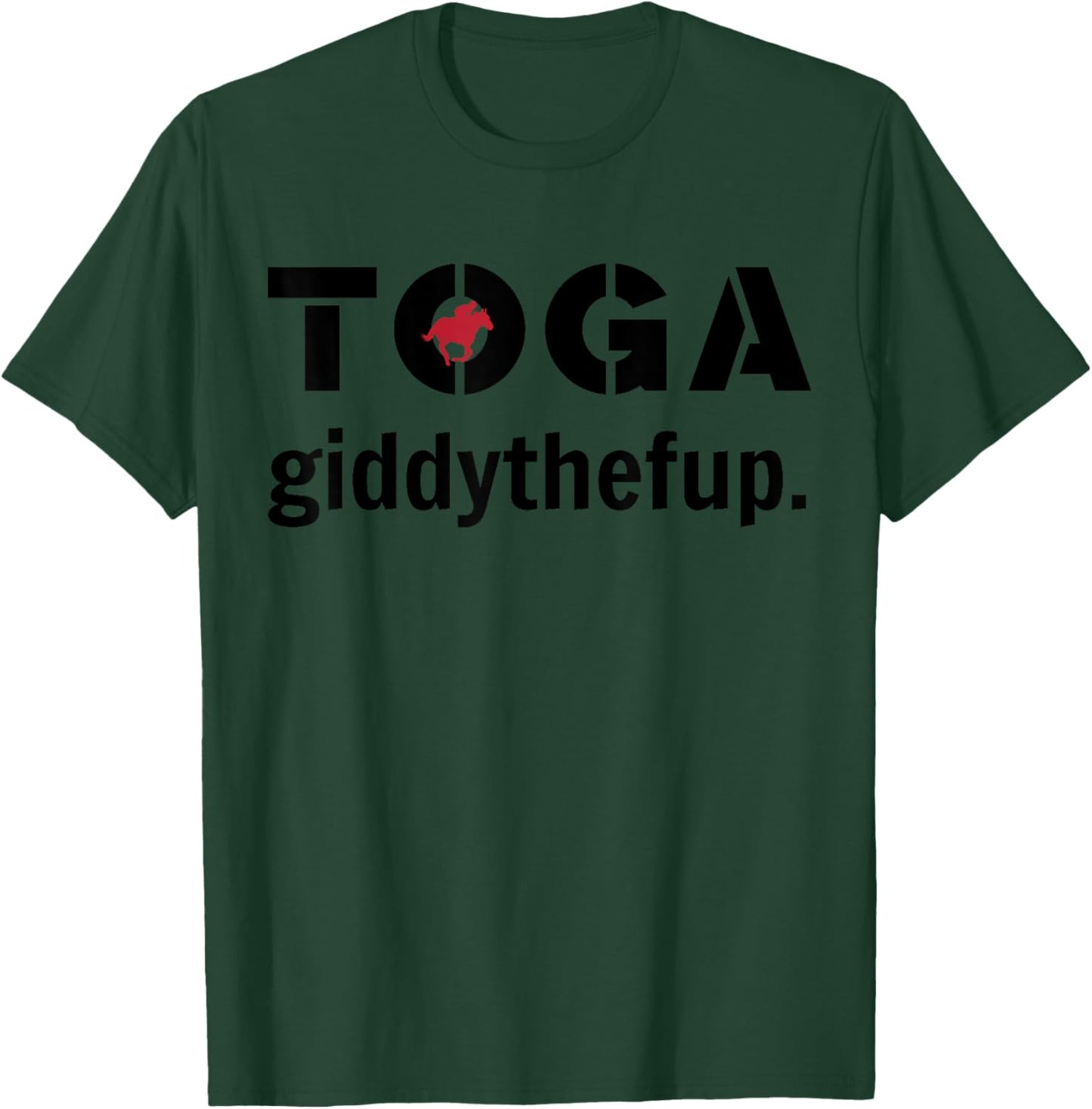 Saratoga Giddythefup. Saratoga Racetrack Saratoga Springs. T-Shirt - T-Shirt | Forest