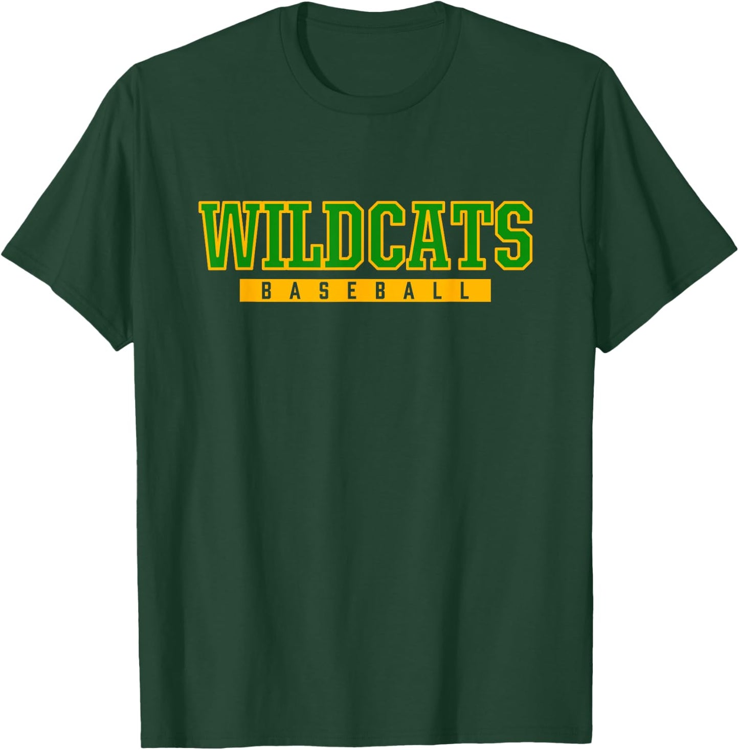 Brea Olinda Wildcats Baseball T-Shirt - T-Shirt | Forest