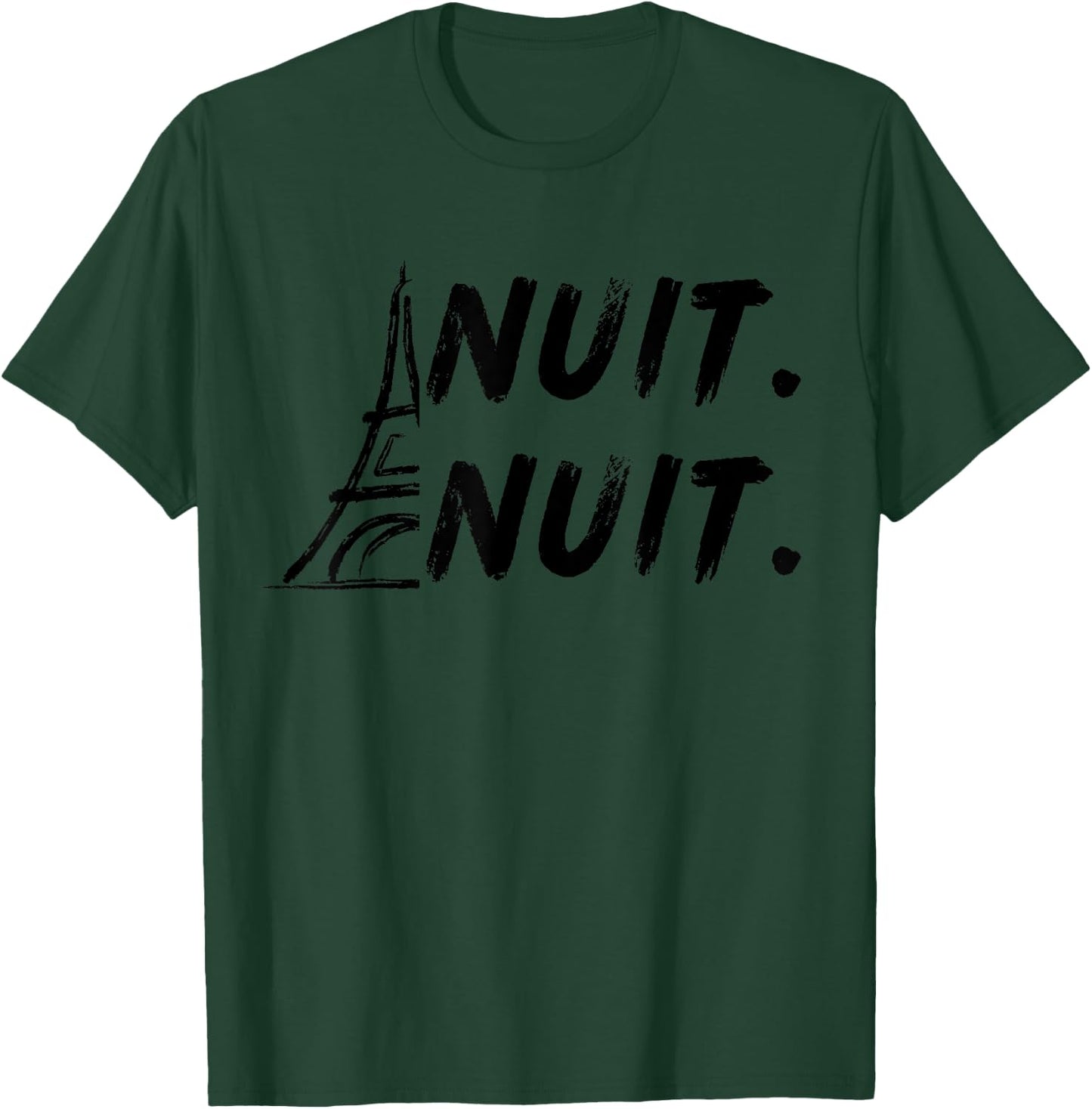 Nuit Nuit Funny quote Lover Basketball T-Shirt - T-Shirt | Forest