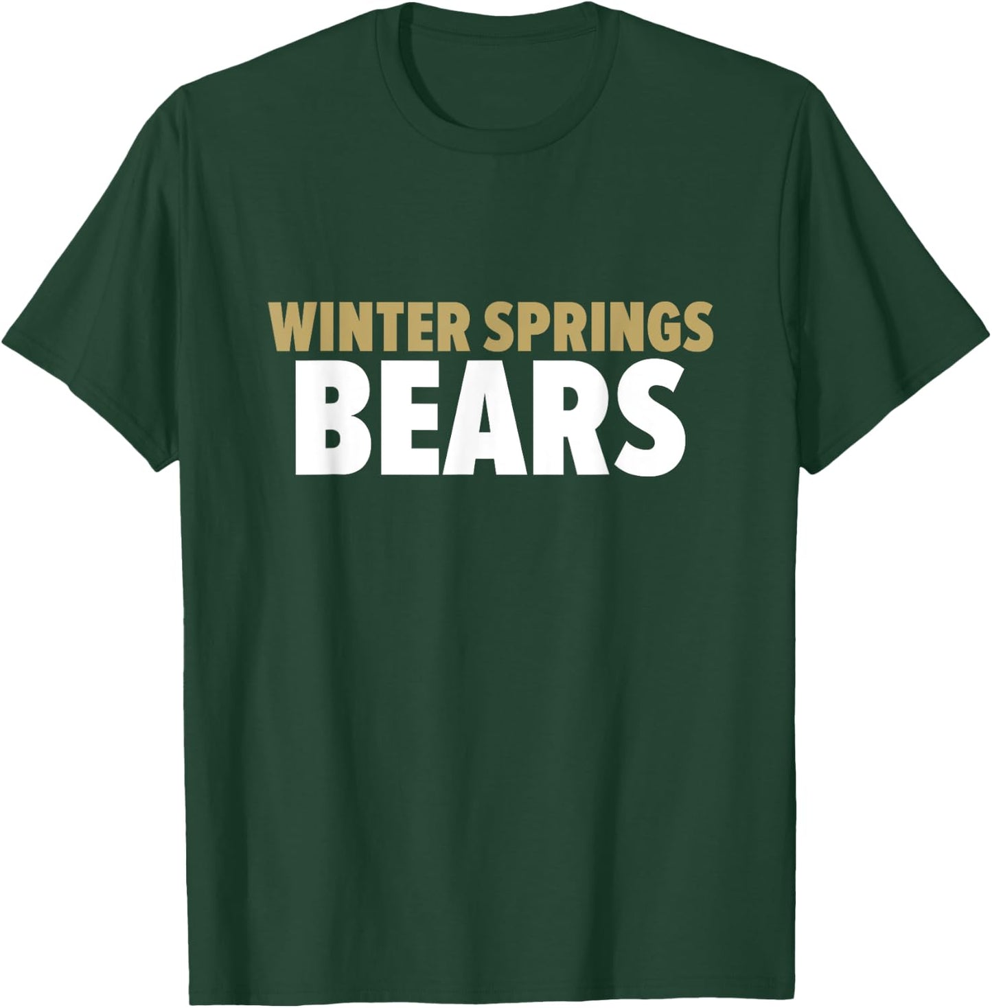 Winter Springs Bears Bold T-Shirt - T-Shirt | Forest