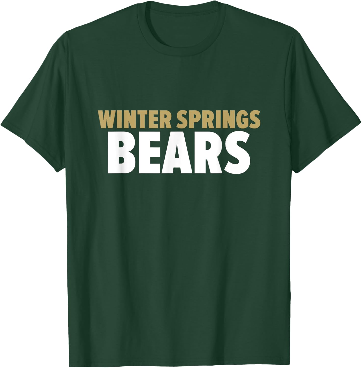 Winter Springs Bears Bold T-Shirt - T-Shirt | Forest