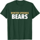 Winter Springs Bears Bold T-Shirt - T-Shirt | Forest