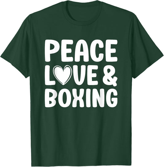 Boxing I Love Boxing T-Shirt - T-Shirt | Forest