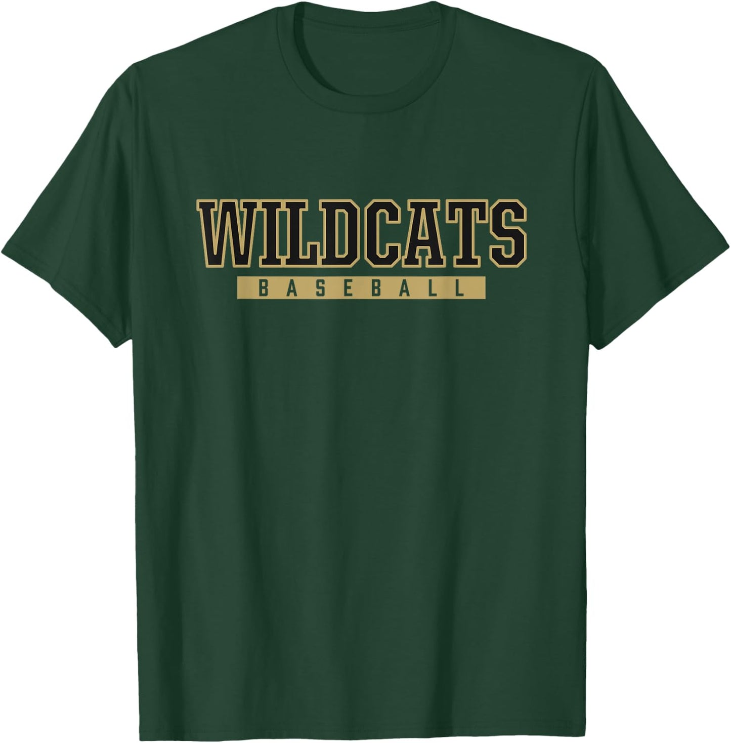 Hayden Wildcats Baseball T-Shirt - T-Shirt | Forest