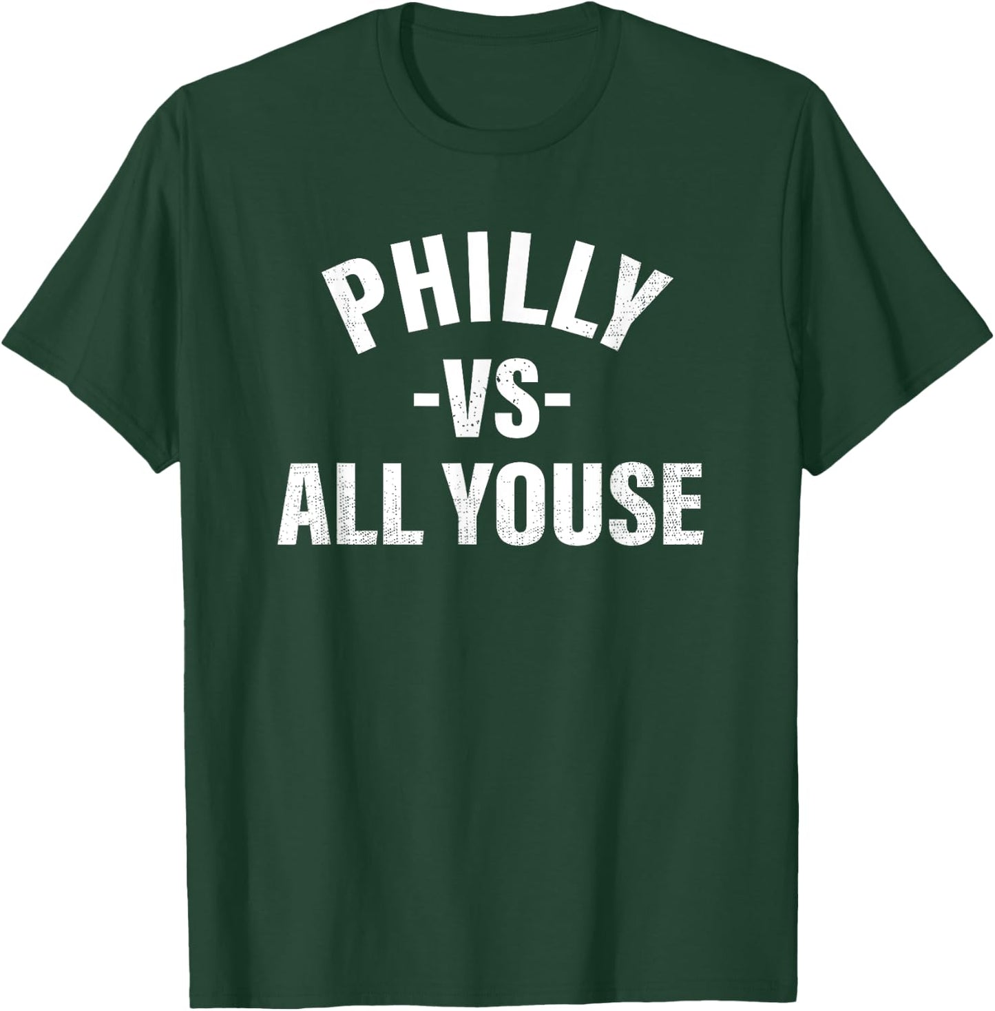 Philly vs All Youse Funny Philadelphia Slang Boys Girls T-Shirt - T-Shirt | Forest