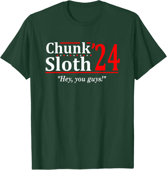 Chunk Sloth '24 "Hey, You Guys" Apparel T-Shirt - T-Shirt | Forest