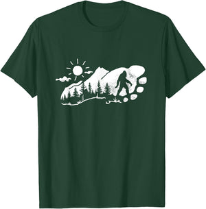 Bigfoot Footprint Graphic T-Shirt - T-Shirt | Forest