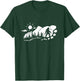 Bigfoot Footprint Graphic T-Shirt - T-Shirt | Forest