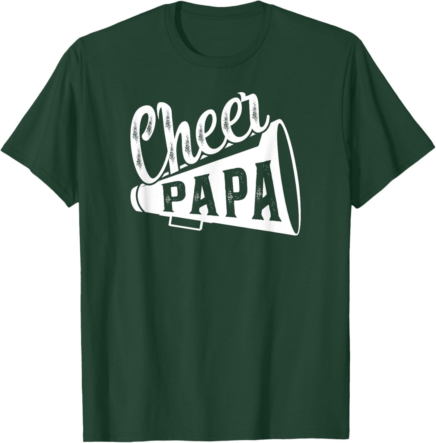 Cheer Papa Of A Cheerleader Papa Cheerleading Papa T-Shirt - T-Shirt | Forest