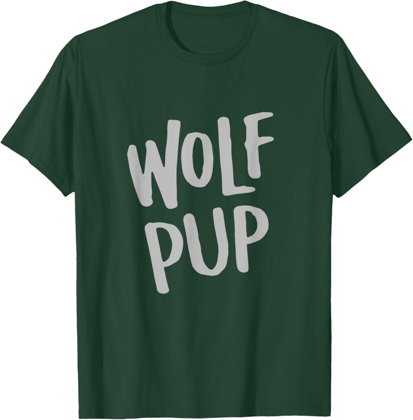 Wolf Pup Shirt, Matching Family, Baby Shower, New Mom Gifts T-Shirt - T-Shirt | Forest