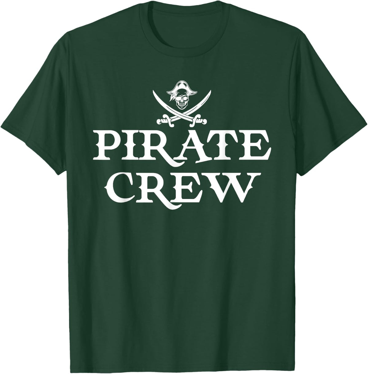 Pirate Squad Graphic - Pirate Crew T-Shirt - T-Shirt | Forest