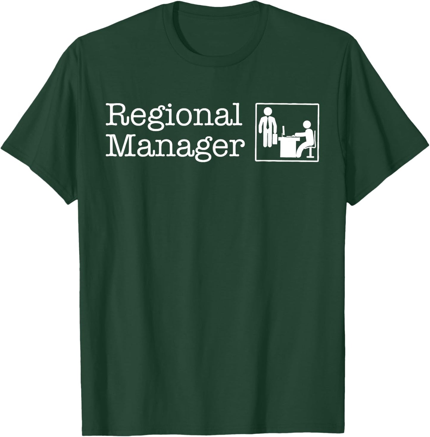 Regional Manager Assistant To The Regional Manager Matching T-Shirt - T-Shirt | Forest