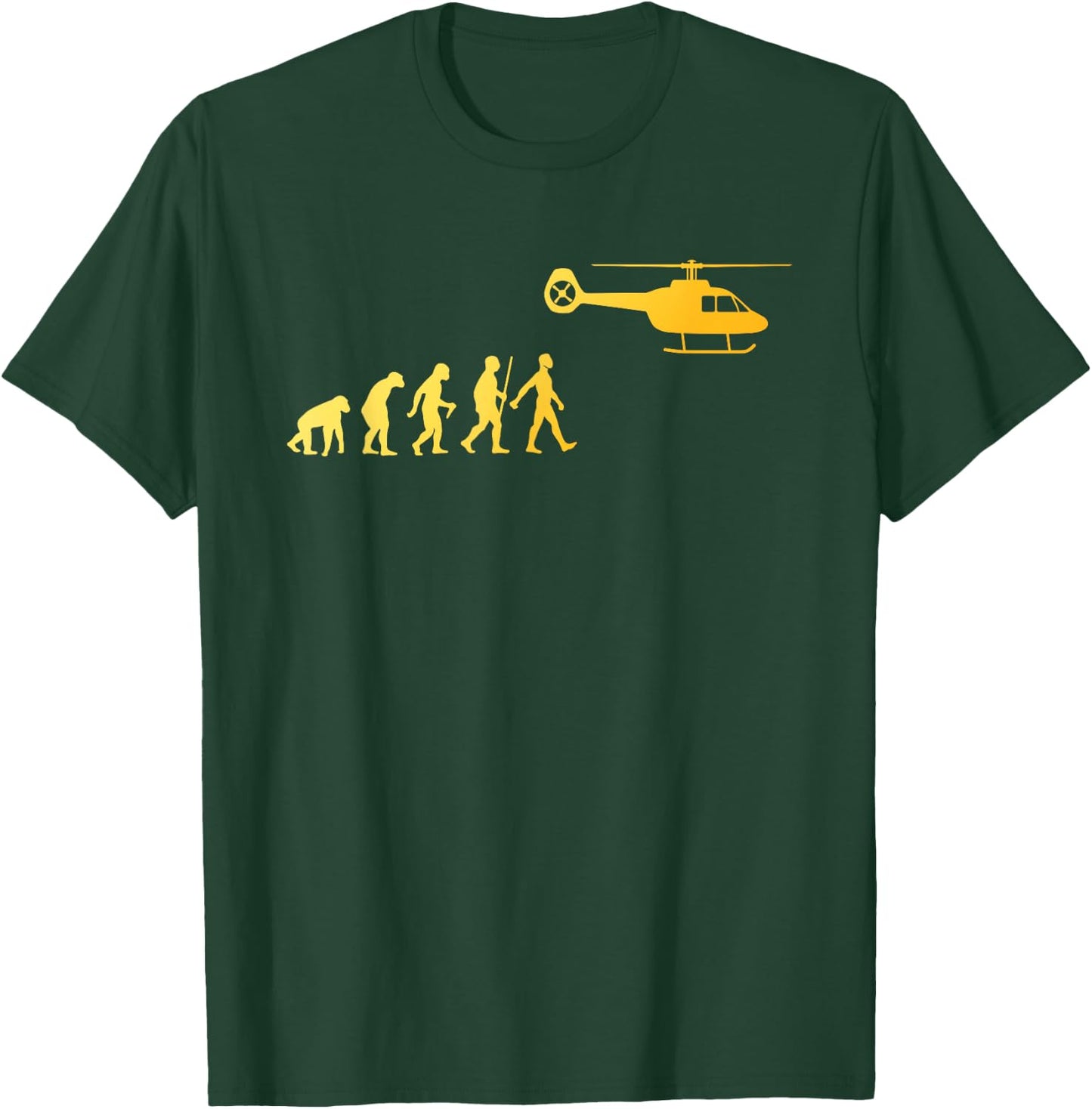 Helicopter Art Women Chopper Pilot Helicopter Lover T-Shirt - T-Shirt | Forest