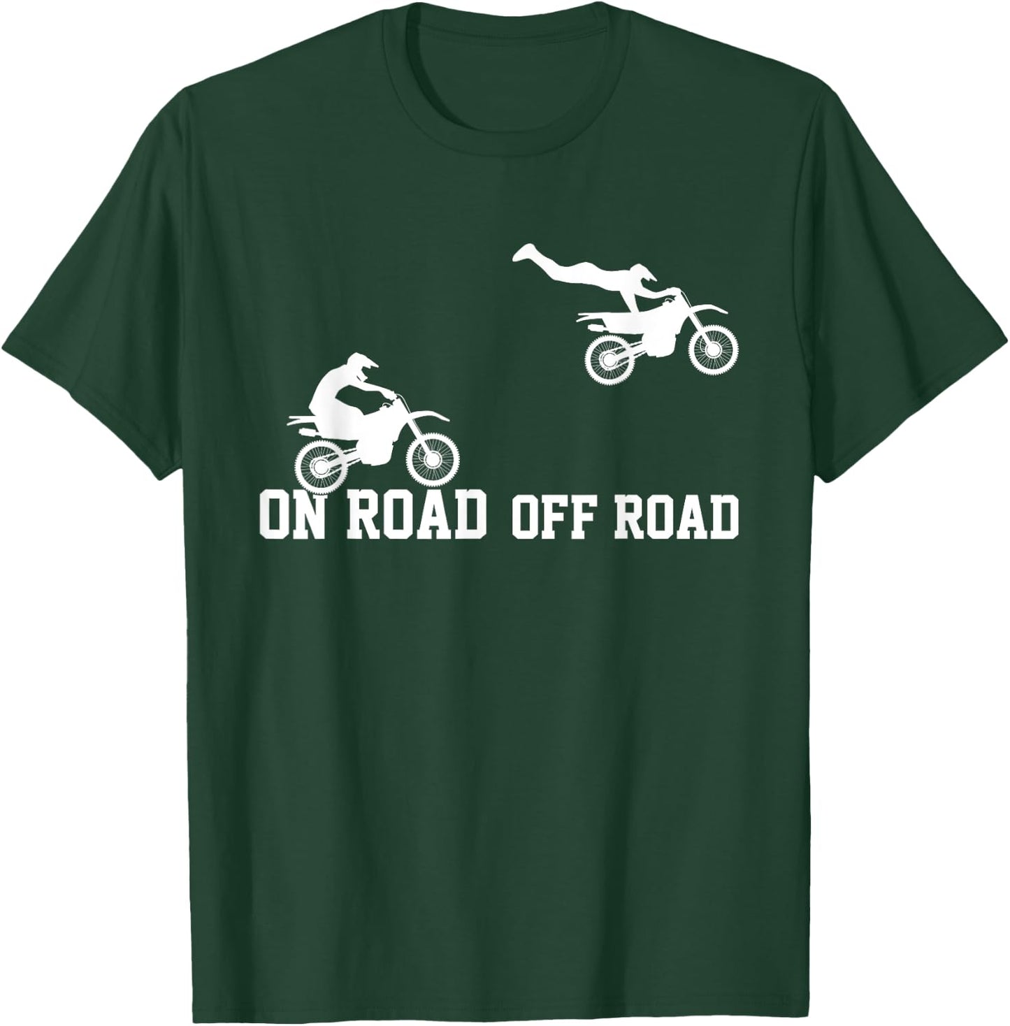 Kids motocross funny dirt bike toddler boy dirt biking T-Shirt - T-Shirt | Forest