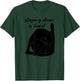 Staying Clean Is Hard Funny Black Cat Addiction Recovery T-Shirt - T-Shirt | Forest