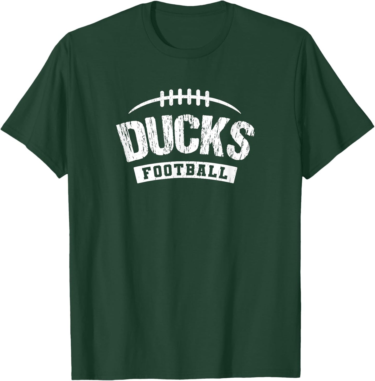 Ducks Taylor Football Distressed HS T-Shirt - T-Shirt | Forest