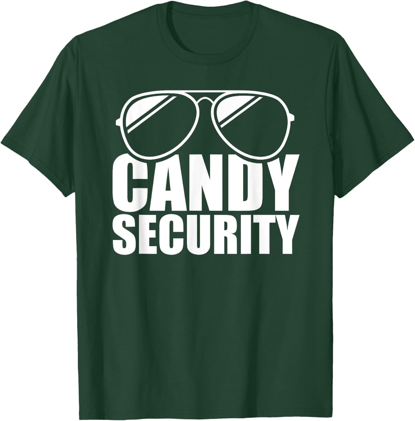 Candy Security Funny Easy Halloween Costume Adult T-Shirt - T-Shirt | Forest