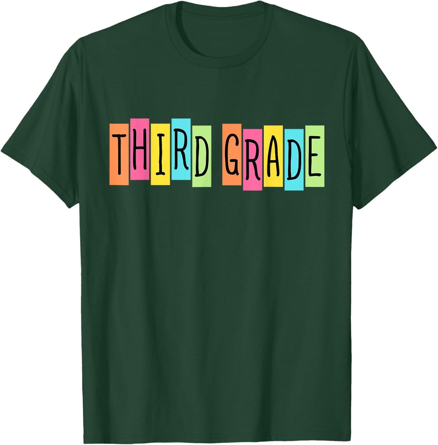 Third Grade Welcome Back To School 3rd Grade Teachers Kids T-Shirt - T-Shirt | Forest