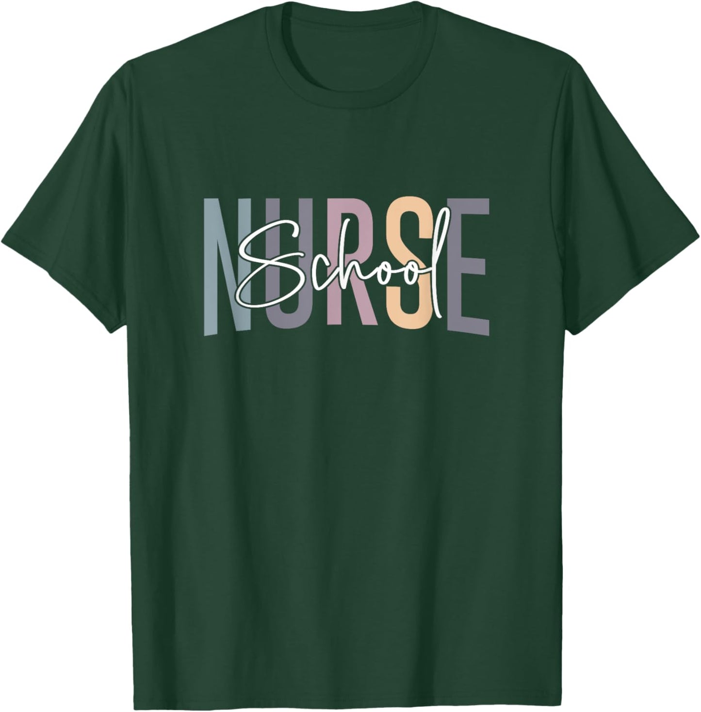 Funny School Nurse Nursing School Student Nurse In Progress T-Shirt - T-Shirt | Forest